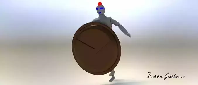 Leonidas Robot Free 3D model