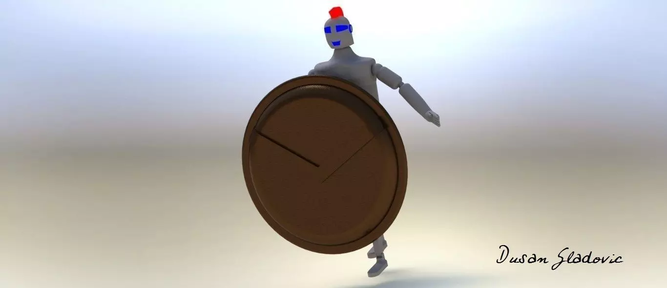Leonidas Robot Free 3D model