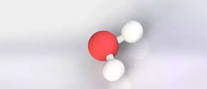 Water Molecule Free 3D model