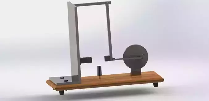 Thermo Magnetic Motor Free 3D model