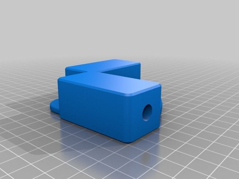 Right Angle for Threaded Bar Free 3D print model_1