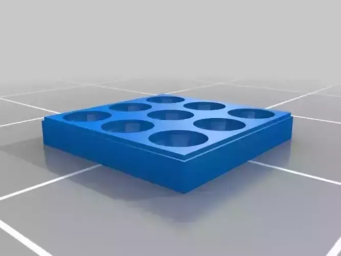 BALLS tray with six holes