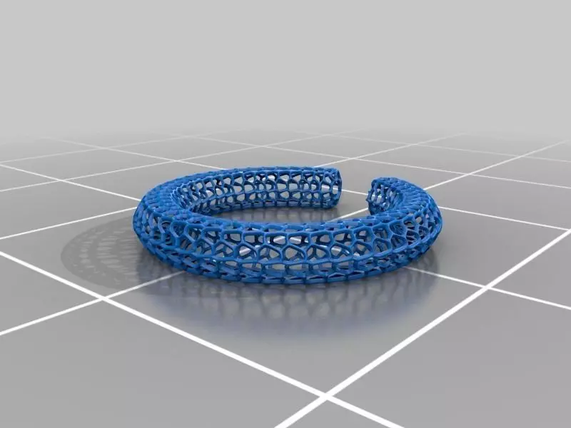 Web Bangles Free 3D print model