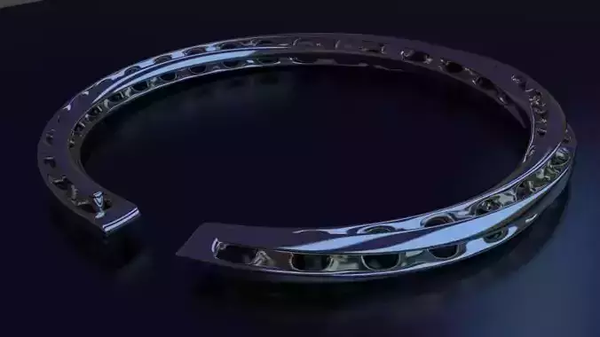 Mobius Tangle Bangle Free 3D print model