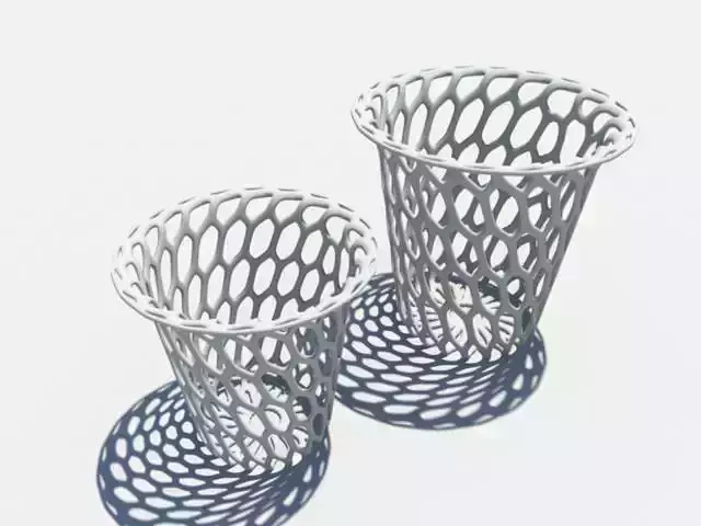 Porous Pots Free 3D print model Porous Pots Free 3D print model