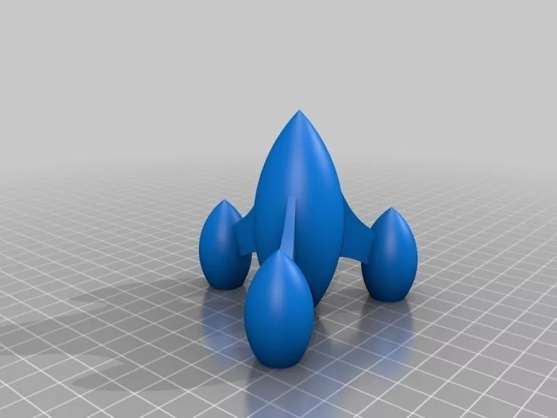Toy Rocket Free 3D print model