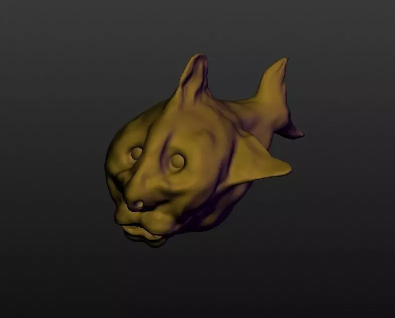 Fishy fish head Free 3D print model_0