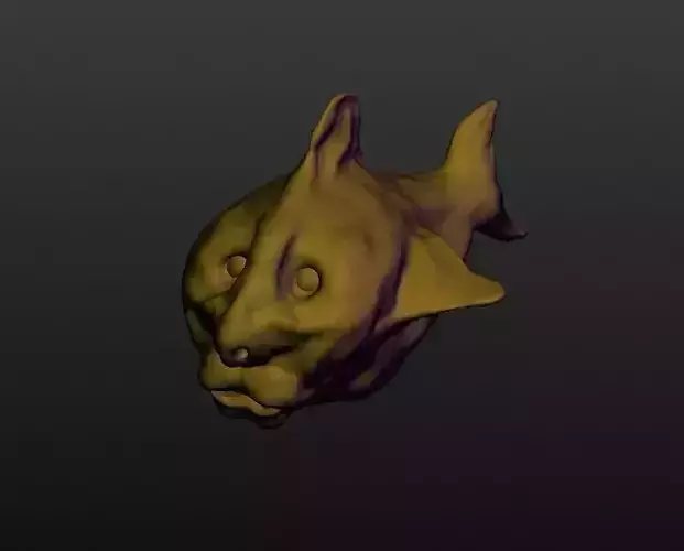 Fishy fish head