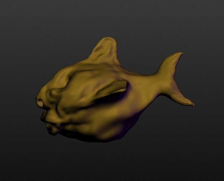 Fishy fish head Free 3D print model_3