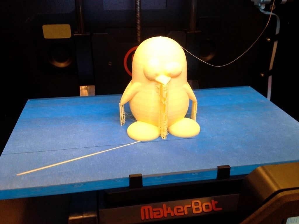 Tux - Linux Penguin Free 3D print model_8