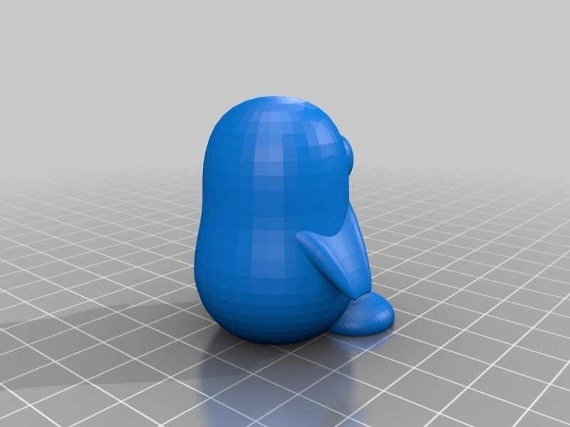 Tux - Linux Penguin Free 3D print model_2