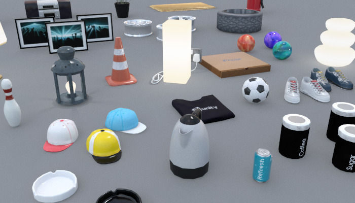 Small Props Pack Low-poly 3D model_2