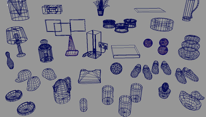 Small Props Pack Low-poly 3D model_3