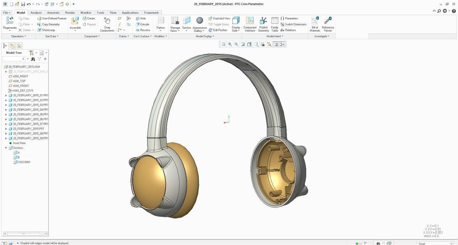 Headphone S1 Free 3D model_1