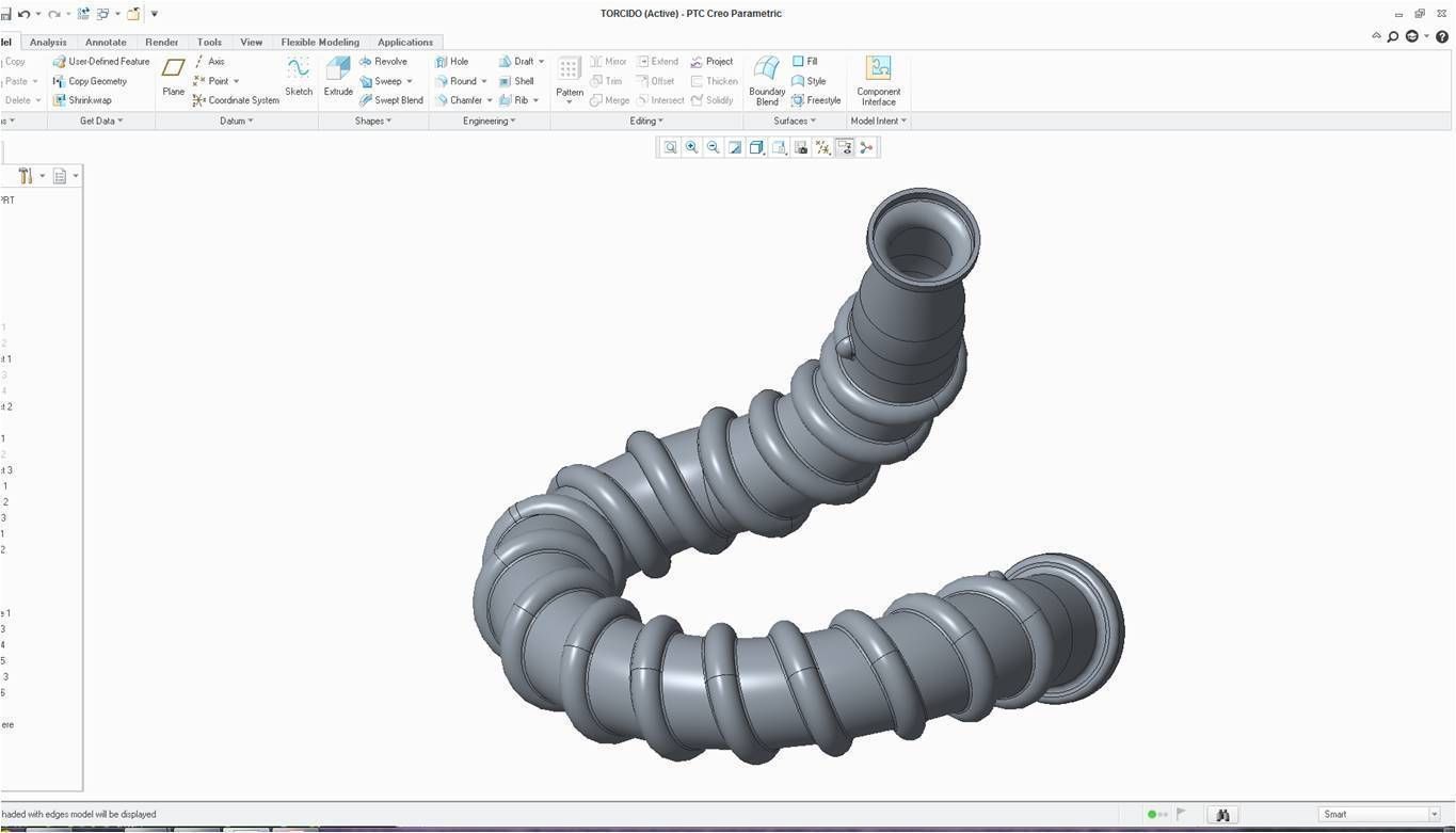 Flexible hose free 3D model CGTrader