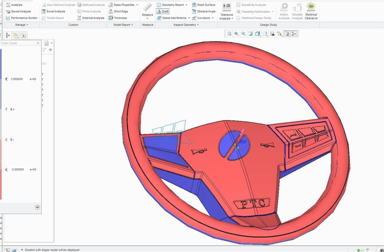 SteeringWheelJC01 steering wheel Free 3D model_3