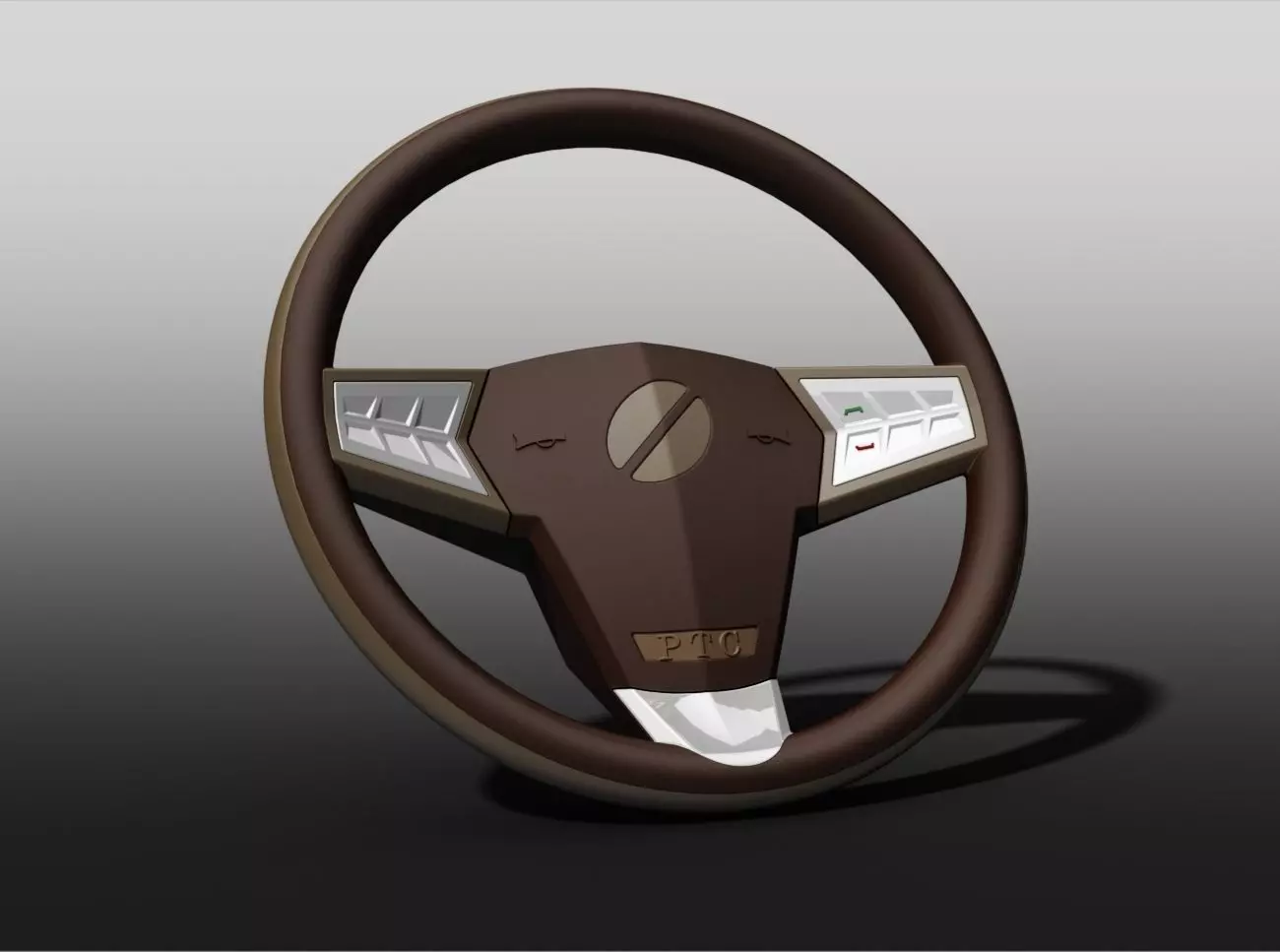 SteeringWheelJC01 steering wheel Free 3D model_0