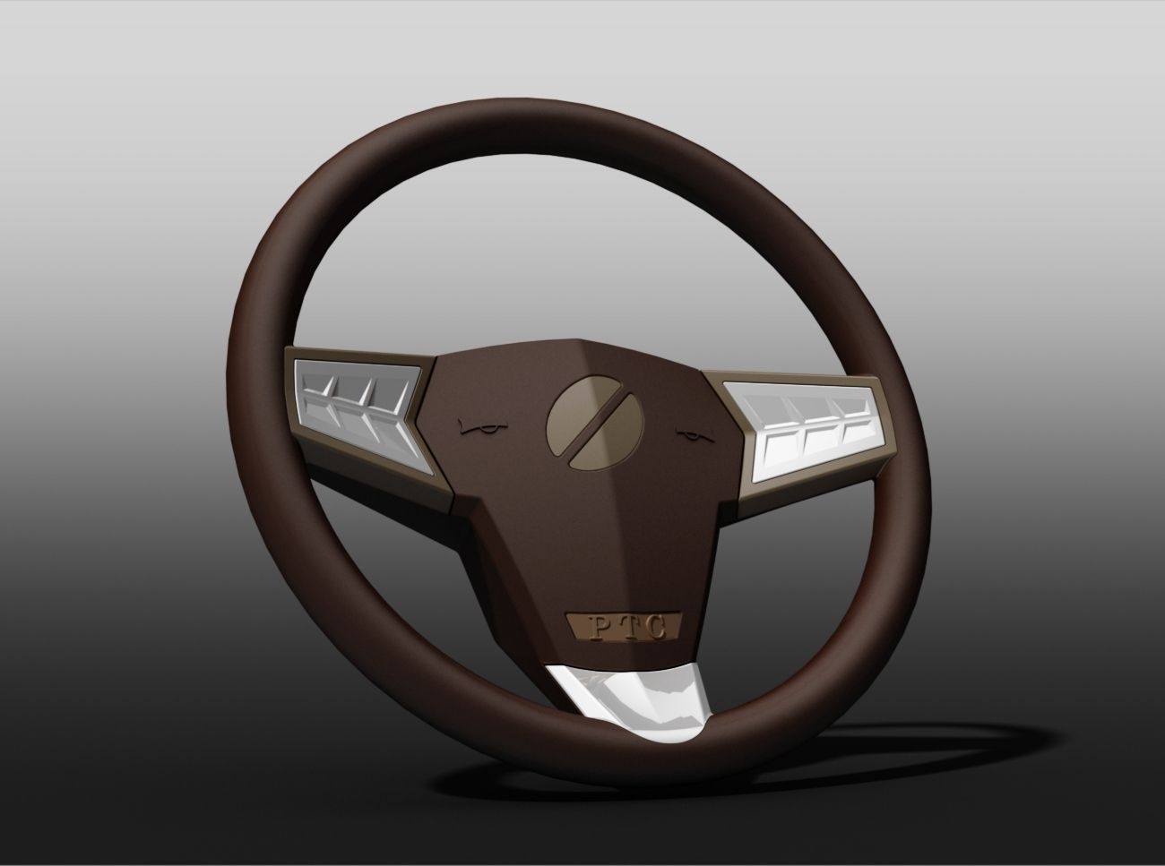SteeringWheelJC01 steering wheel Free 3D model_1