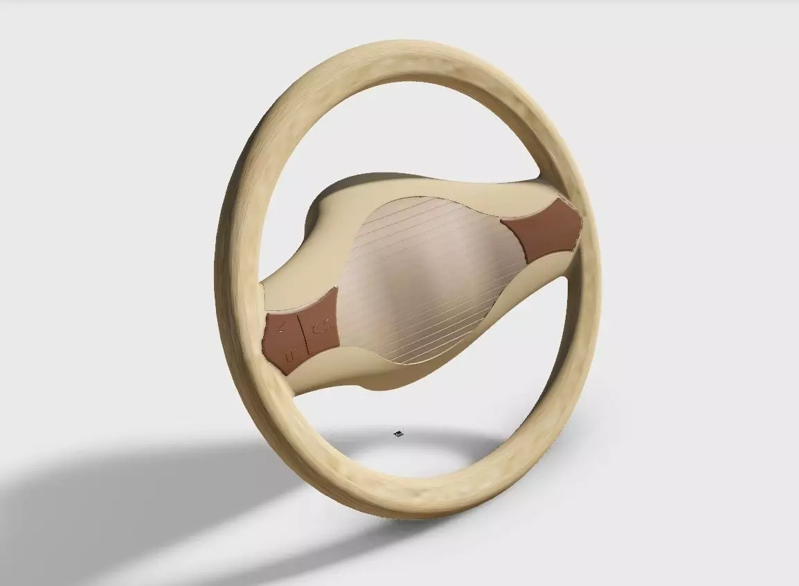 Steering Wheel C1 Free 3D model_0