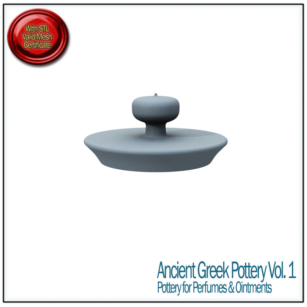 Ancient Greek Pottery Vol 1 STL Printable 3D print model_7