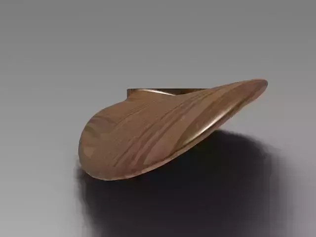 Propeler wooden bowl