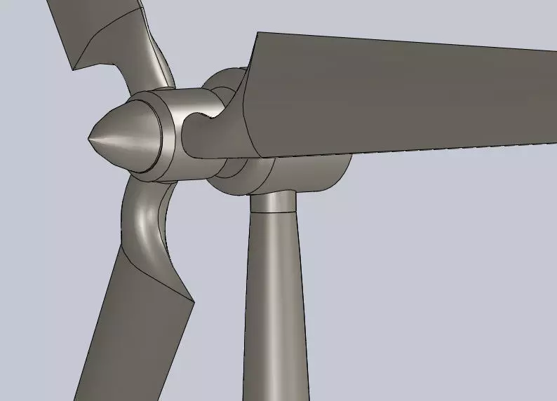 Wind turbine Free 3D model