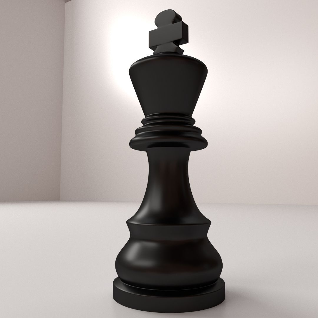 King Chess 3D model_2
