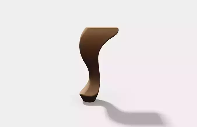 Classic furniture leg -CAD- 3D model