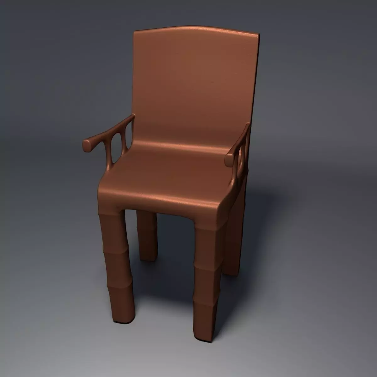 Chair Basic Free 3D model_0