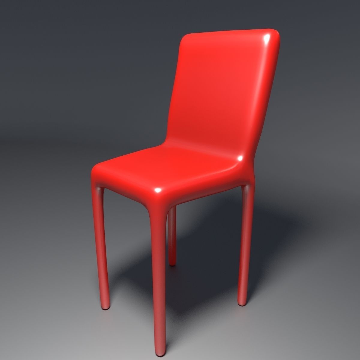 Chair Basic Free 3D model_1