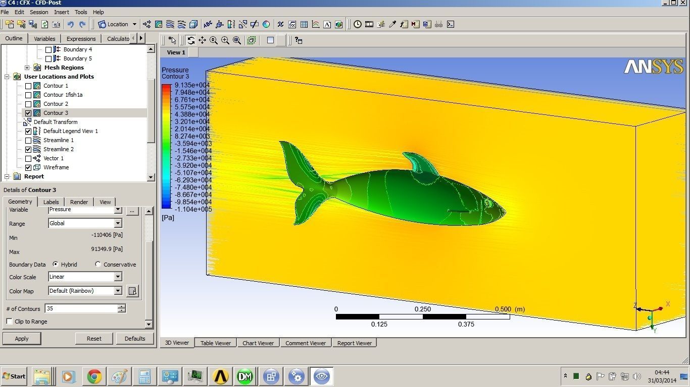 fish surface loft Free 3D model_15