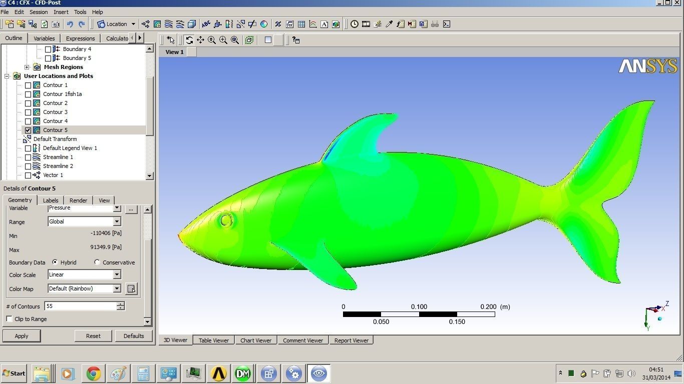 fish surface loft Free 3D model_10