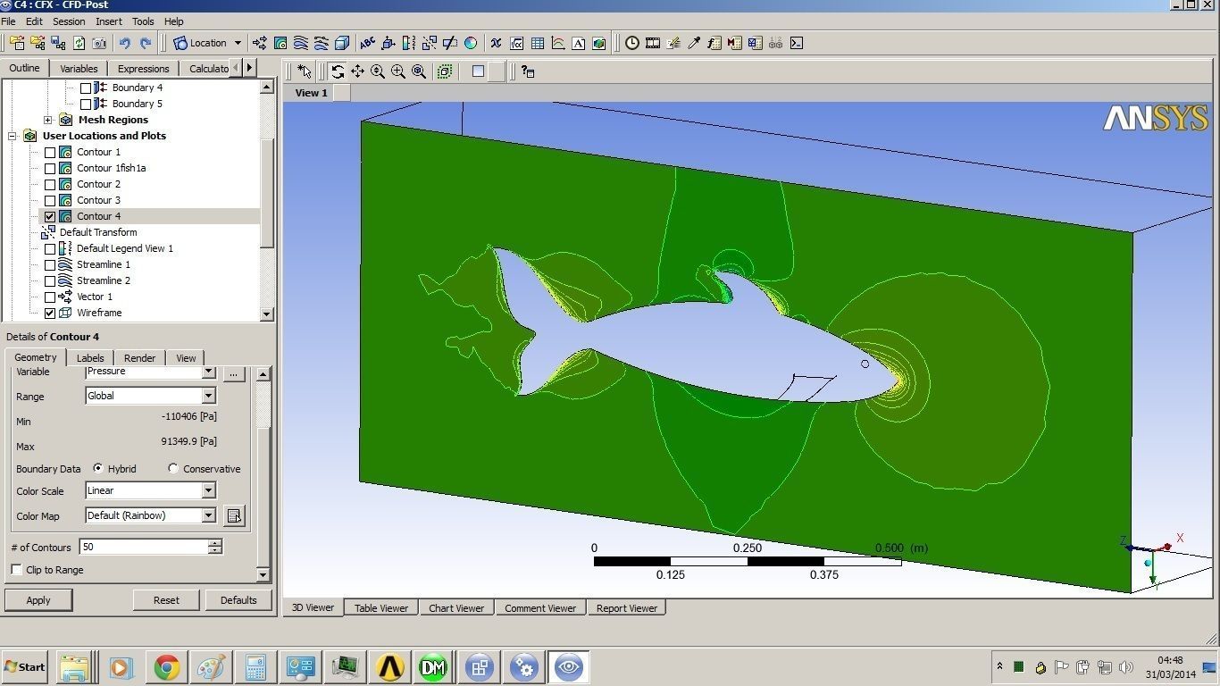 fish surface loft Free 3D model_9