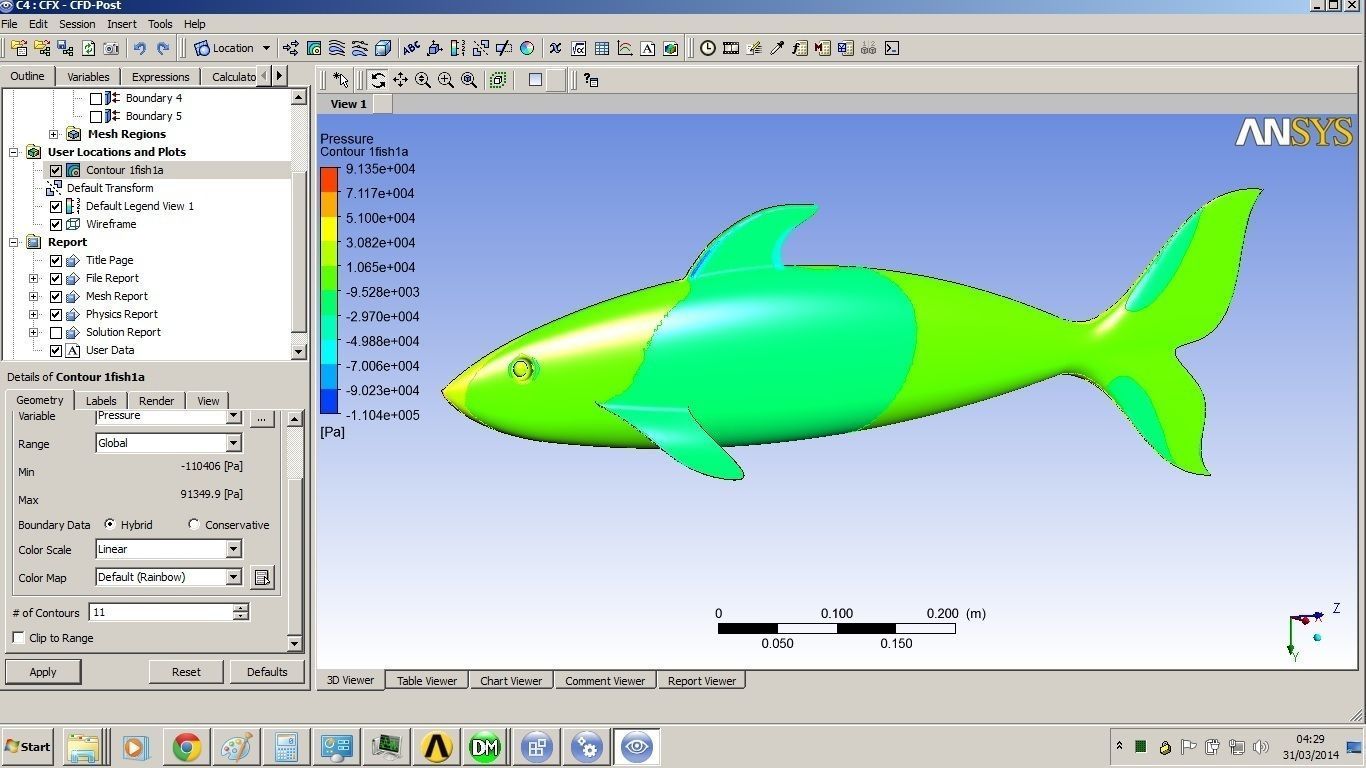 fish surface loft Free 3D model_19