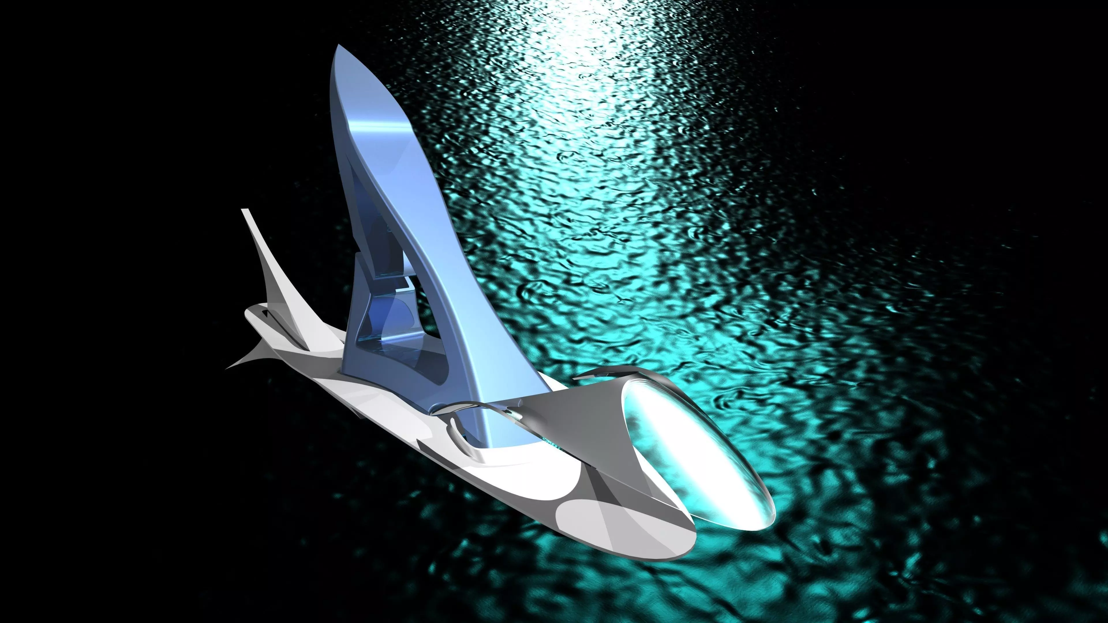 abstract ship Free 3D model