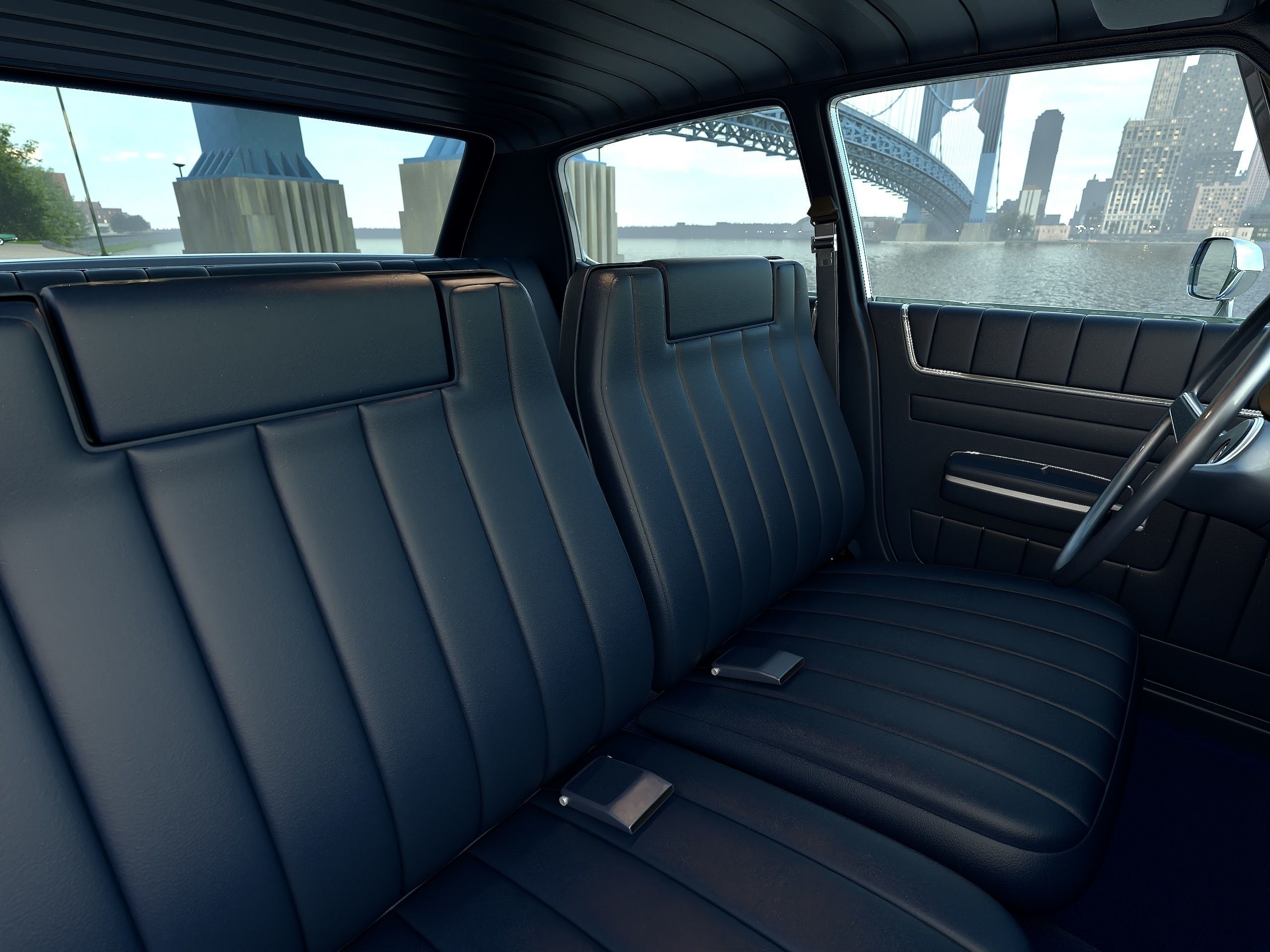AMC Matador Police 1972 3D model_10