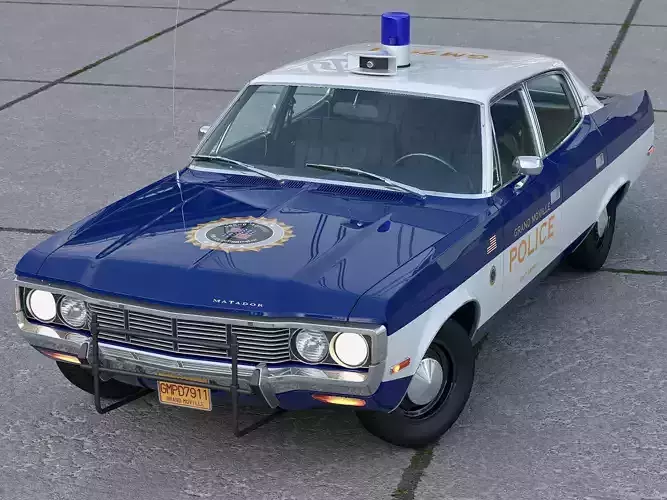 AMC Matador Police 1972 3D model