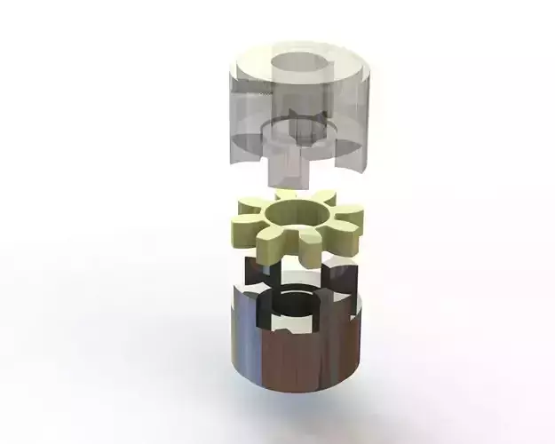 Flexible Coupling Free 3D model