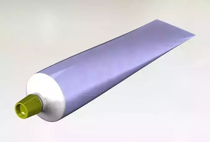 Toothpaste tube Free 3D model