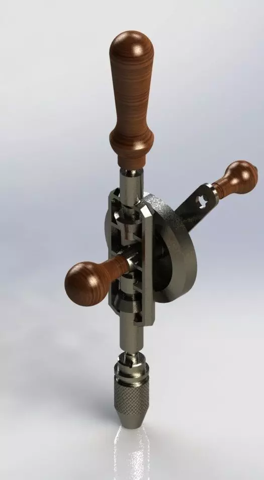 Hand Drill Free 3D model