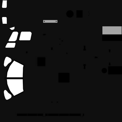 As-350 V4 Helicopter Low-poly 3D model_7