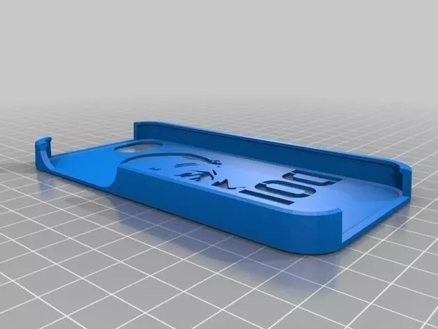 Obama dope stencil case Iphone 5 3D print model_0