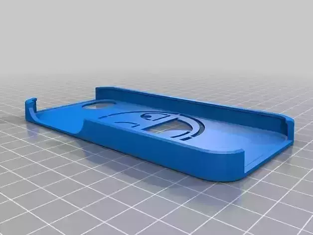smiley Iphone 5 case 3D print model
