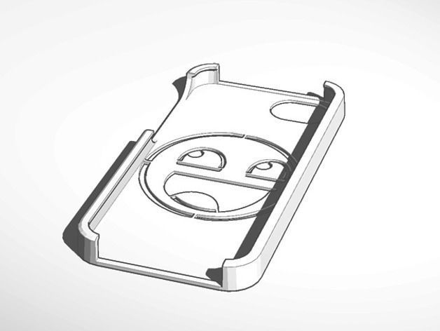 smiley Iphone 5 case 3D print model_1
