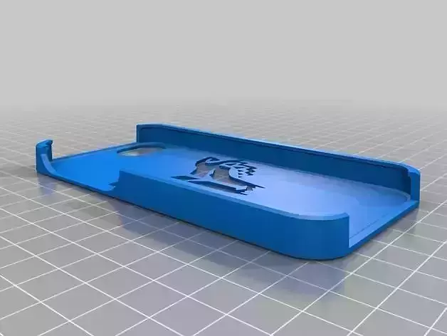 Angry fox face Iphone 5 case 3D print model