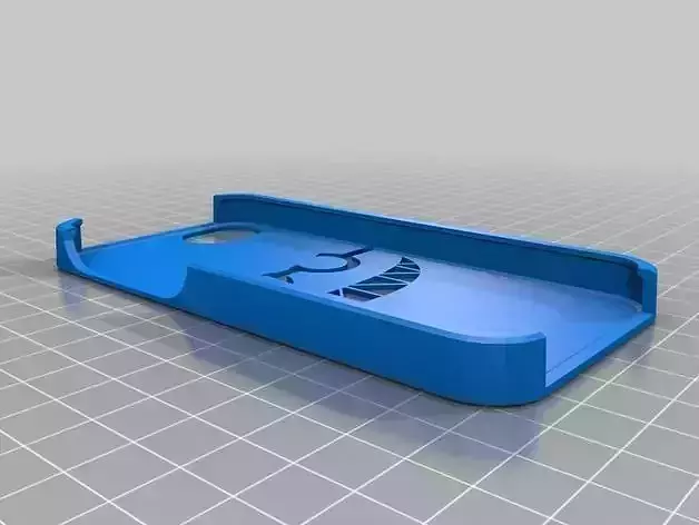 Scary face iphone 5 case 3D print model