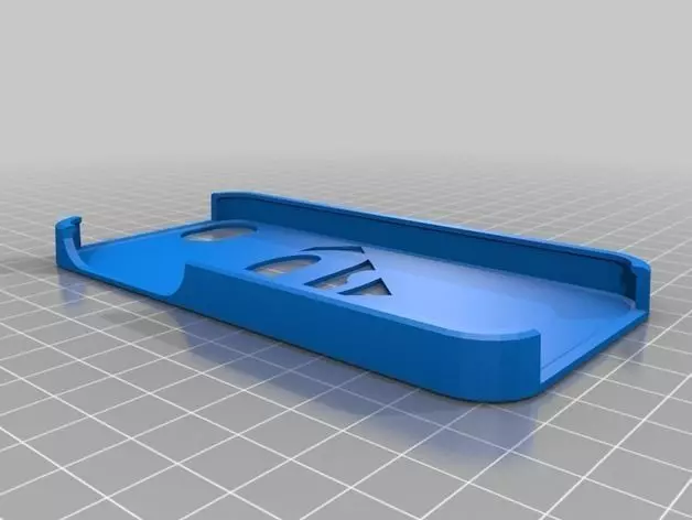 Iphone 5 superman logo case 3D print model