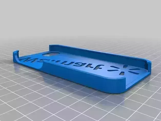 Iphone 5 Walmart logo case 3D print model