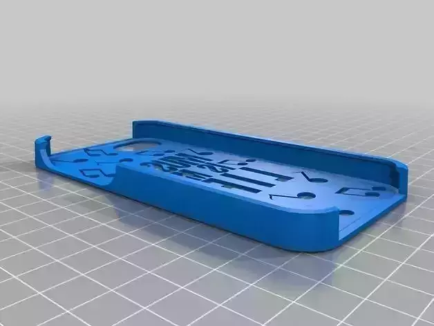 Music is my life with notes iphone 5 case 3D print model