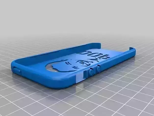 Obama dope rounded with buttons iphon 5 case 3D print model